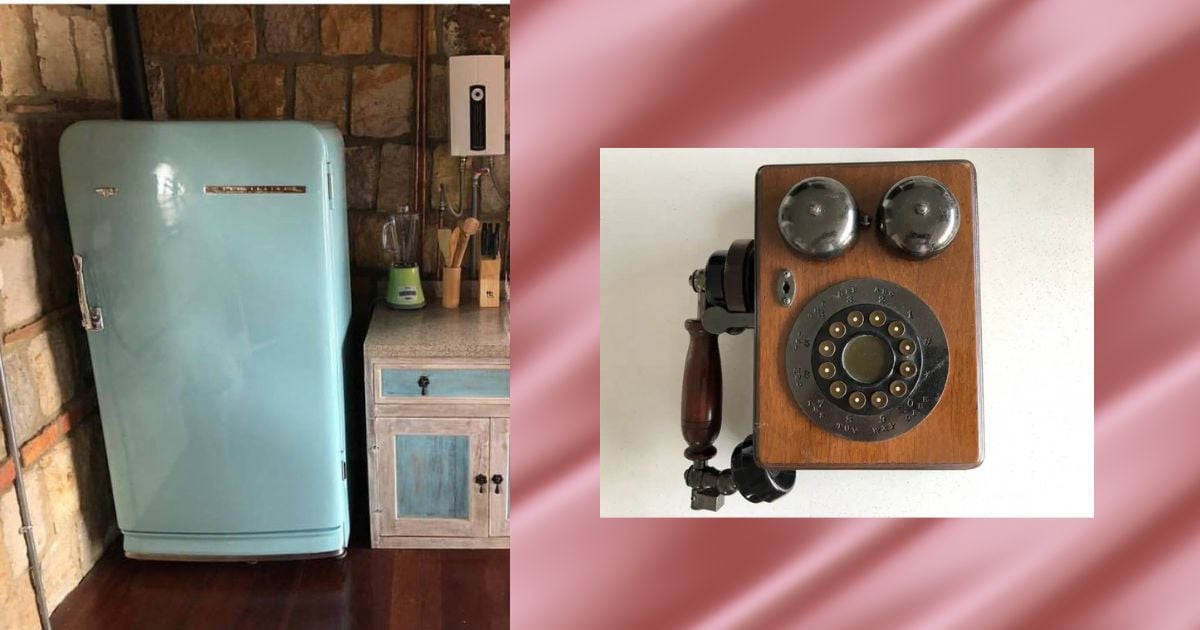 La moda los electrodomésticos vintage como objetos de decoración