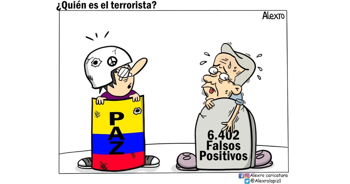 Caricatura: ¿Quién es el terrorista?