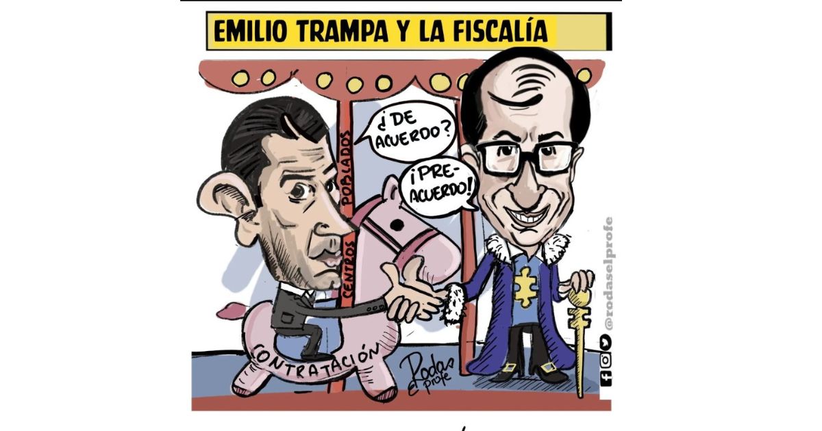 Caricatura: Emilio Trampa y la Fiscalía