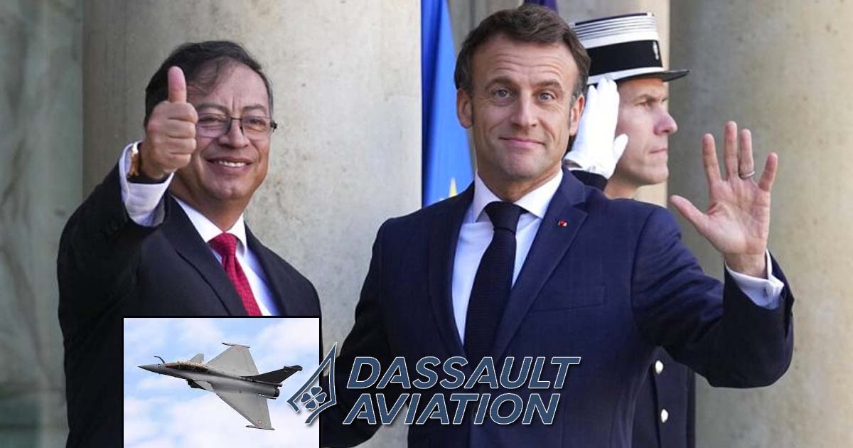 Macron no desperdició su encuentro con Petro en París para hacerle propaganda a sus aviones de guerra