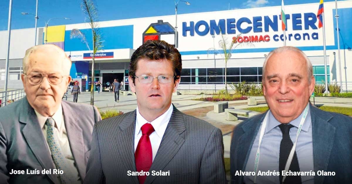 Homecenter un exitoso matrimonio colombo-chileno: los Echavarría y los del Rio/Solari