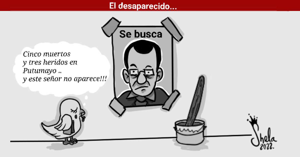 Caricatura: El desaparecido