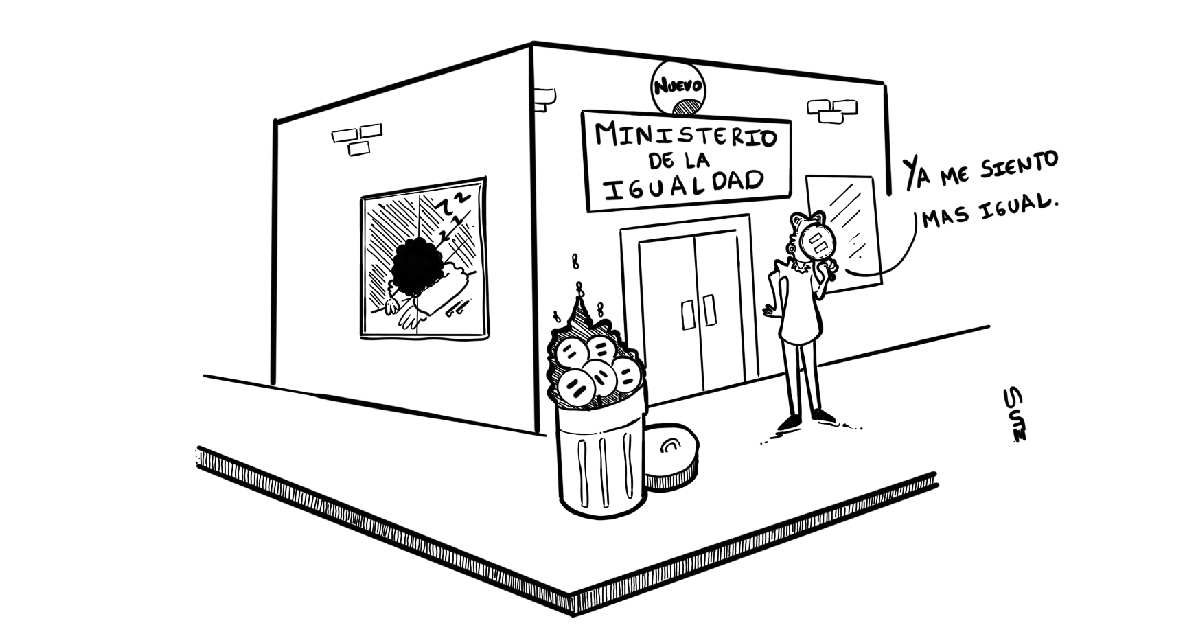 Caricatura: Conceptos sobre igualdad