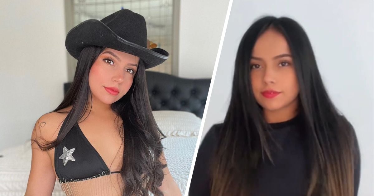 Sigue con cara de niña: la foto de Aida Cortés antes de ser la modelo webcam más cotizada de Colombia