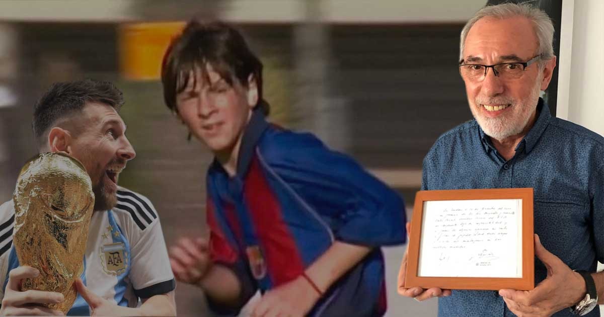 Con un contrato escrito en una servilleta nació la leyenda llamada Leo Messi
