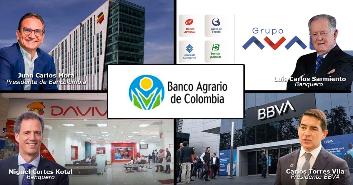 El Banco Agrario entro al Top 5 de los que más ganaron en el 2022: Bancolombia sigue mandando