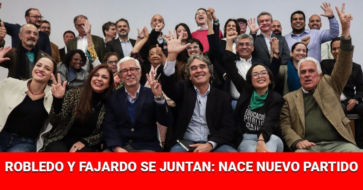Fajardo y Robledo se juntan y arman nuevo partido: reformas sin populismo
