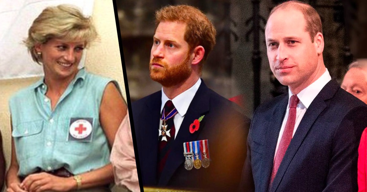 Lady Di se revuelca en su tumba: sus dos hijos no se pueden ni ver