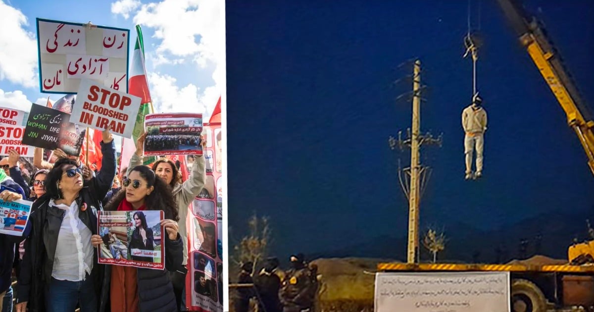 Los cuatro muchachos iraníes ahorcados por defender a las mujeres en Irán