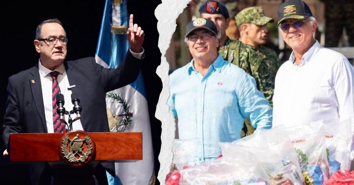 Giammattei y Petro elevan el tono de la confrontación entre Colombia y Guatemala