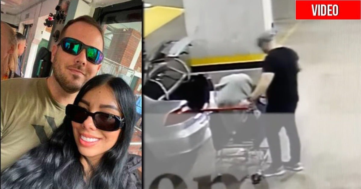 Descubren video del gringo cargando una maleta en la noche en que murió la Dj Trespalacios
