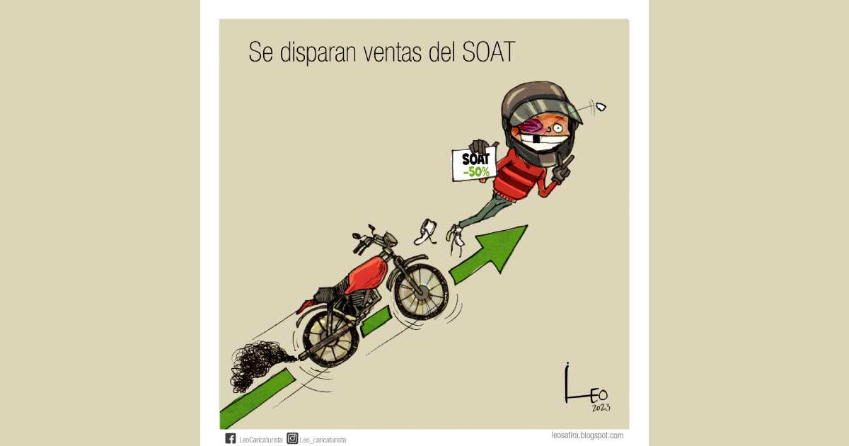 Caricatura: Se disparan ventas del SOAT