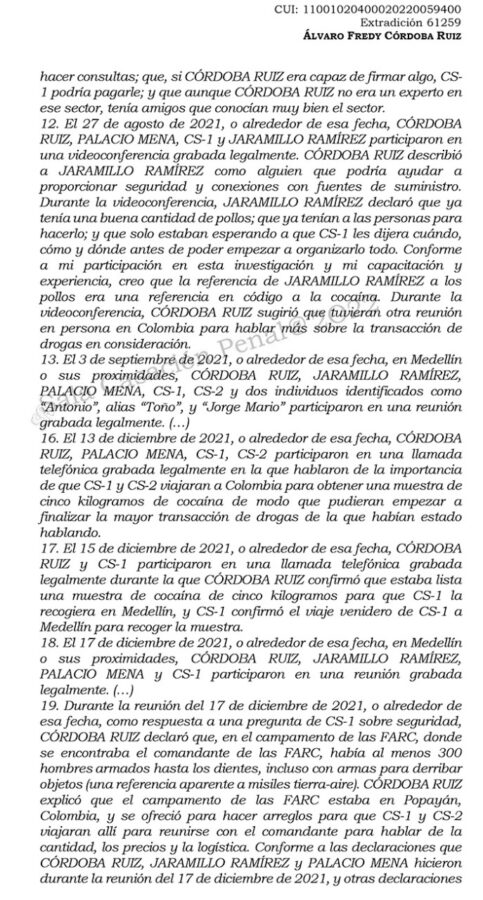 Concepto de la Corte Suprema de Justicia sobre la extradición