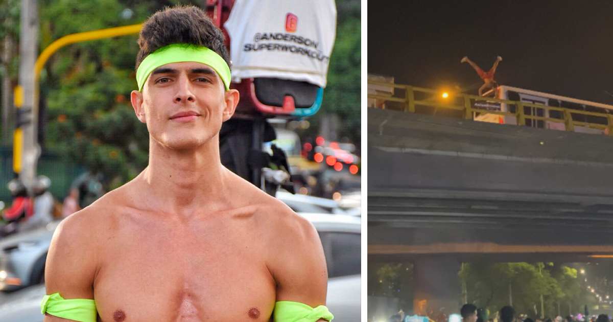 El joven detrás de las acrobacias extremas en los puentes de Medellín