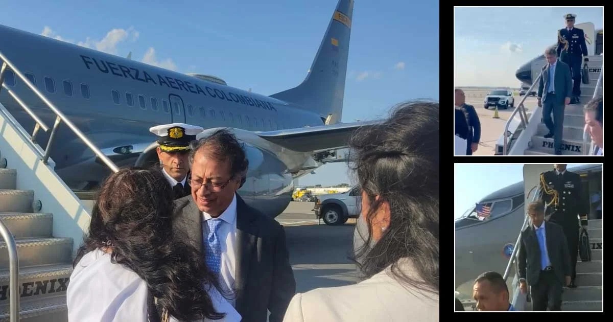 Petro, sin avión presidencial, arranca a Davos un incómodo avión de pasajeros