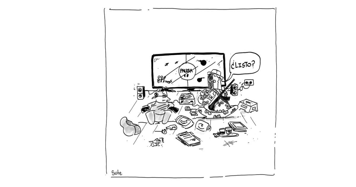 Caricatura: Cese al fuego