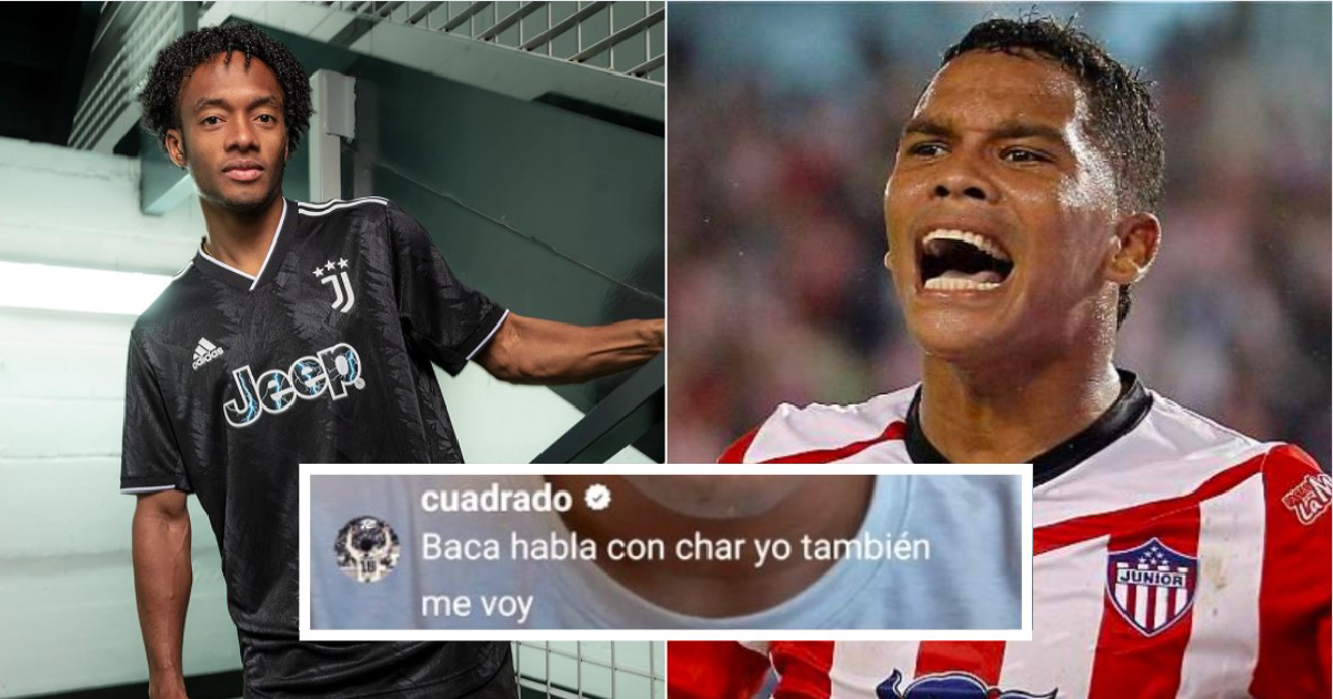 Ahora todos quieren con Char: la súplica de Cuadrado a Bacca para poder retirarse en el Junior