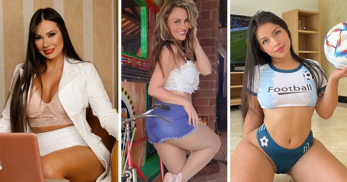 No dejan nada a la imaginación: estas son las colombianas más sensuales de OnlyFans