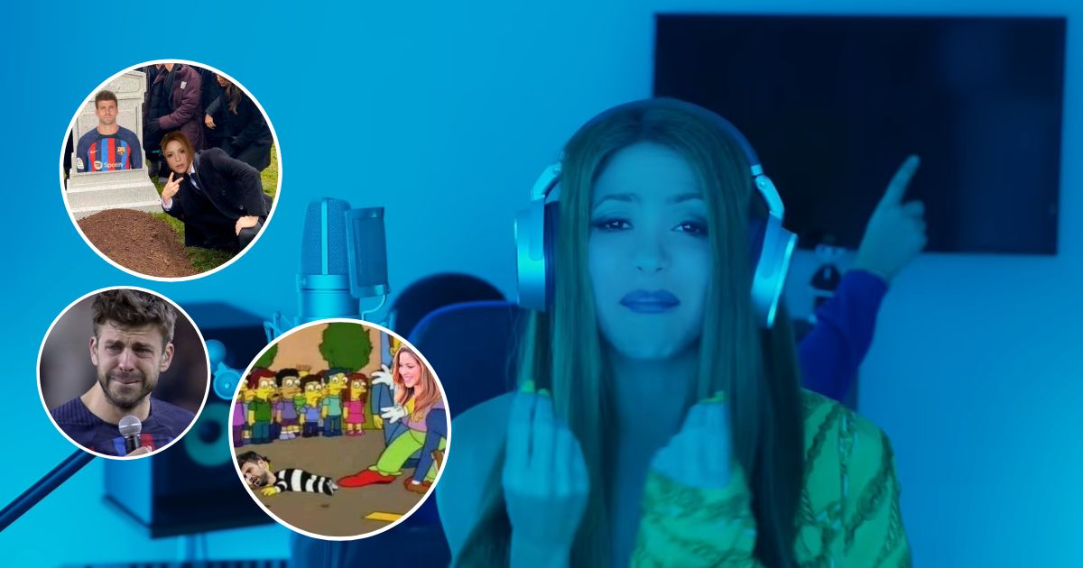 “Déjalo, ya está muerto” Las mejores reacciones que dejó el entierro de Piqué a manos de Shakira