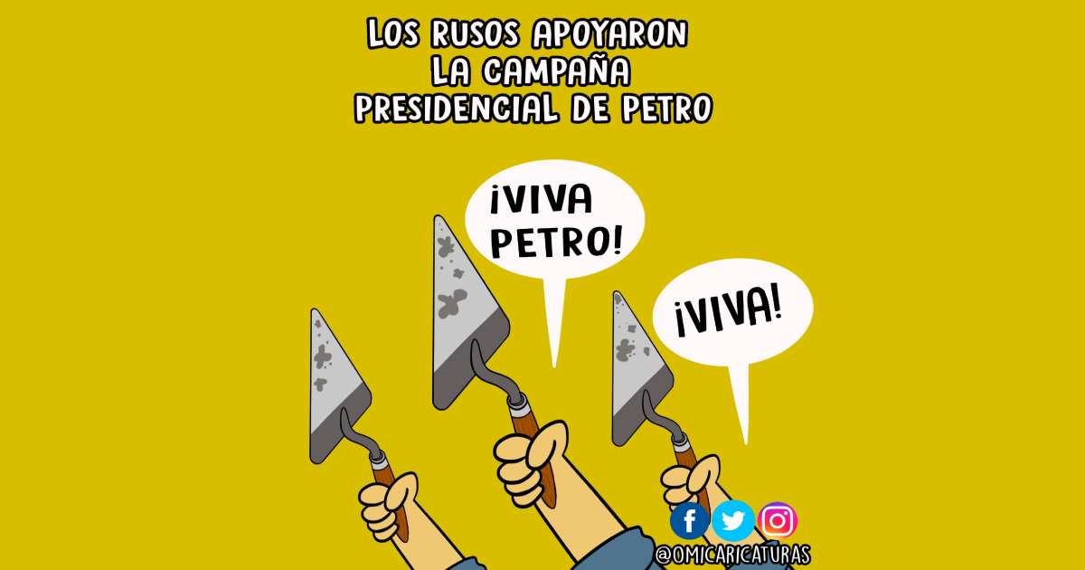 Caricatura: Apoyo ruso