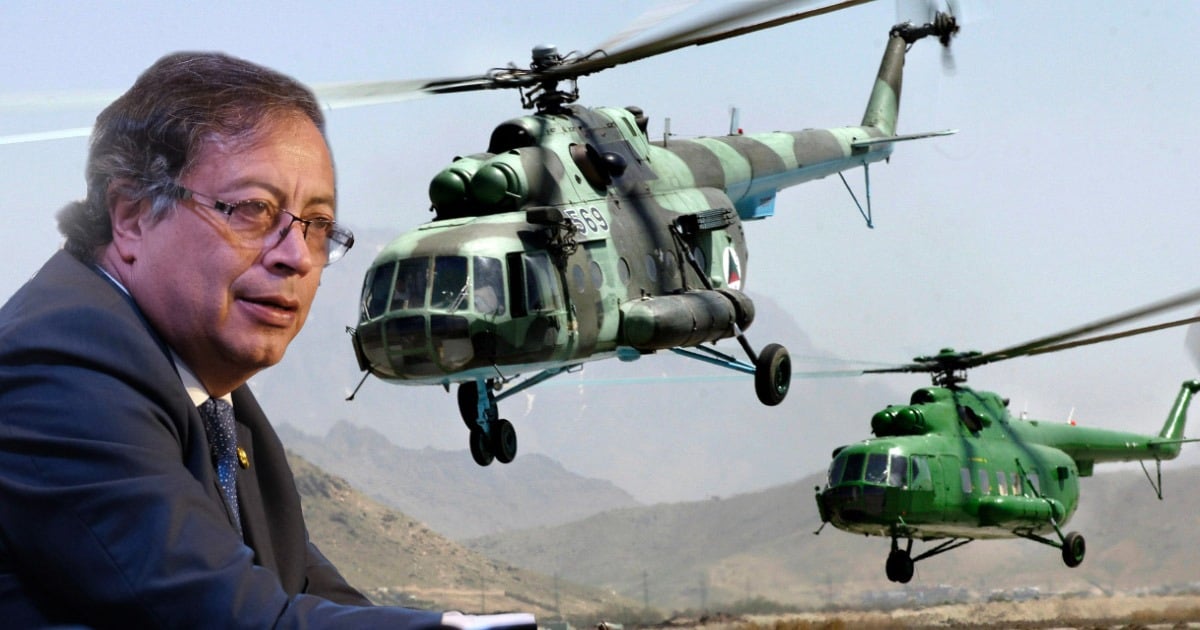 Los 28 helicópteros rusos que tiene el Ejército que Petro no quiere soltar para la guerra en Ucrania