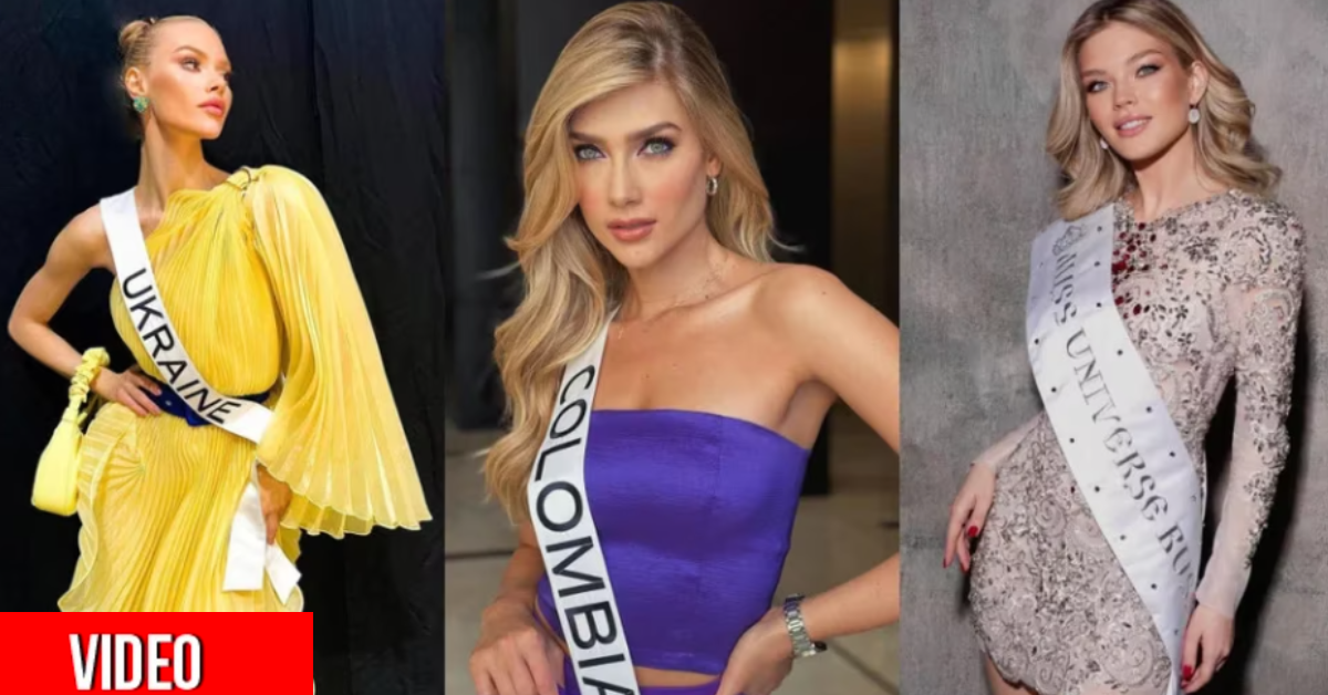 Miss Colombia quedó atrapada en mitad de conflicto entre Miss Ucrania y Miss Rusia