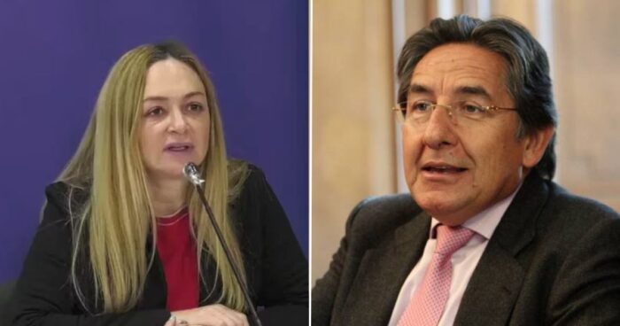 Ana Catalina Noguera y Nestor Humberto Martínez