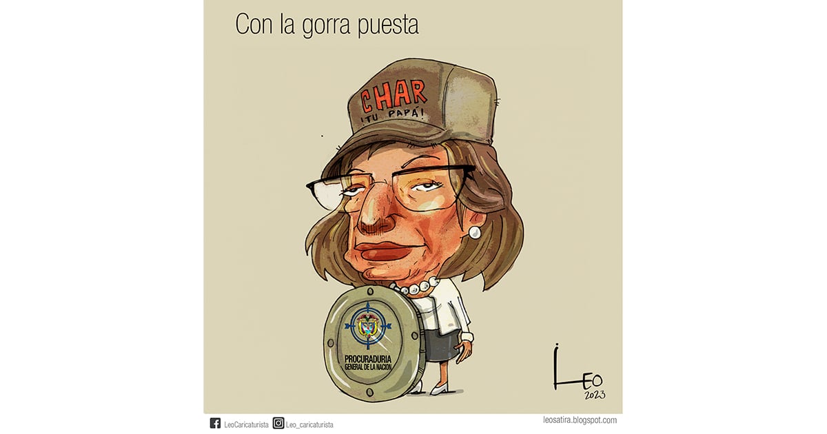 Caricatura: Con la gorra puesta