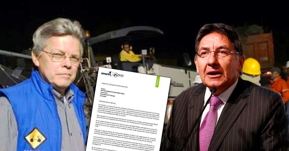 Las mentiras de Néstor Humberto Martínez sobre cabildeo con los chinos según el gerente del Metro