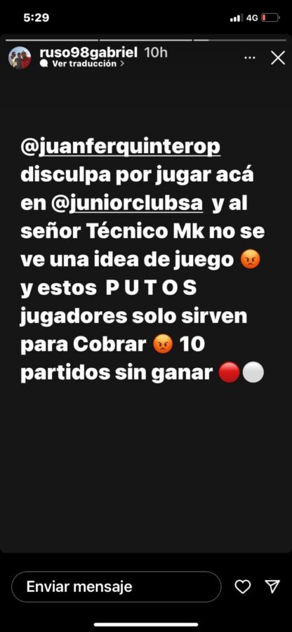  - Despreciar a Teo y mantener a un pésimo técnico: los hinchas del Junior no soportan a los Char