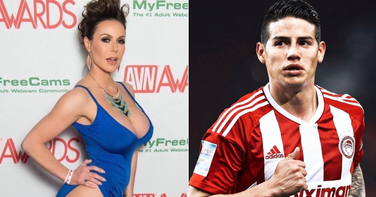 ¿Qué haces ahí coqueto? La reacción de James Rodríguez al sensual baile de una actriz porno
