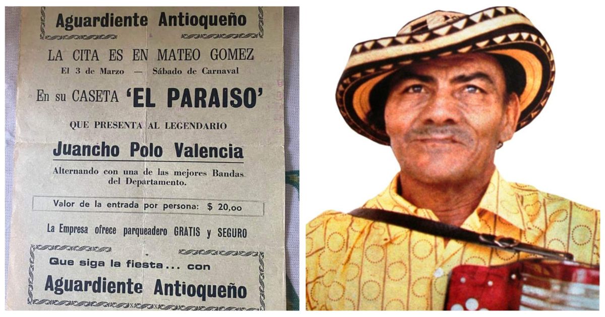 Los misterios y las notas de Juancho Polo Valencia, la leyenda vallenata