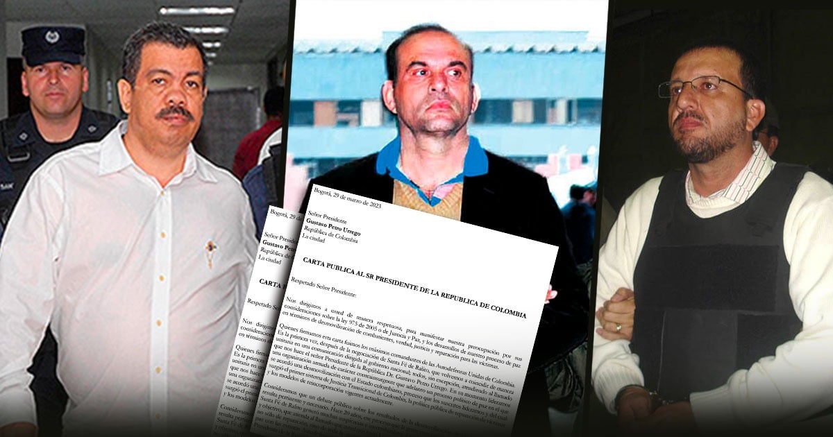 Desde cárceles o en libertad, 14 poderosos paras se unen y le hablan a Petro