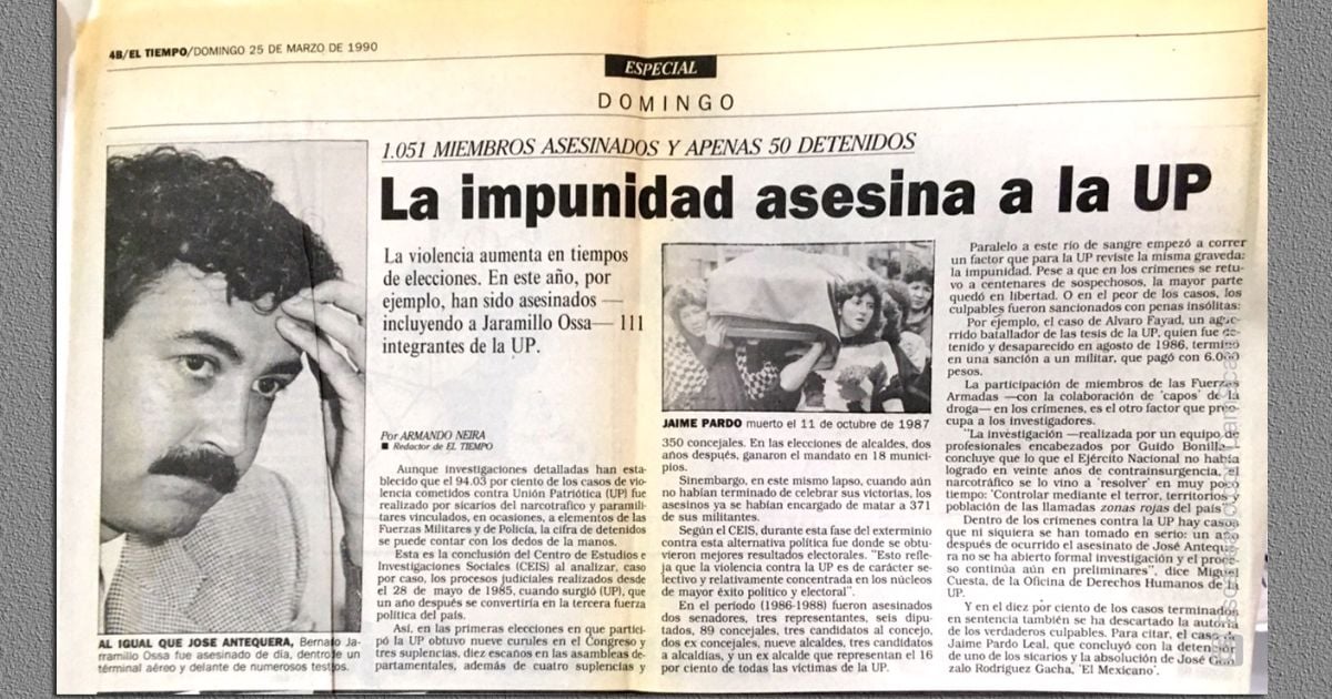 A 33 años de la muerte de Bernando Jaramillo Ossa: un duelo de esperanza