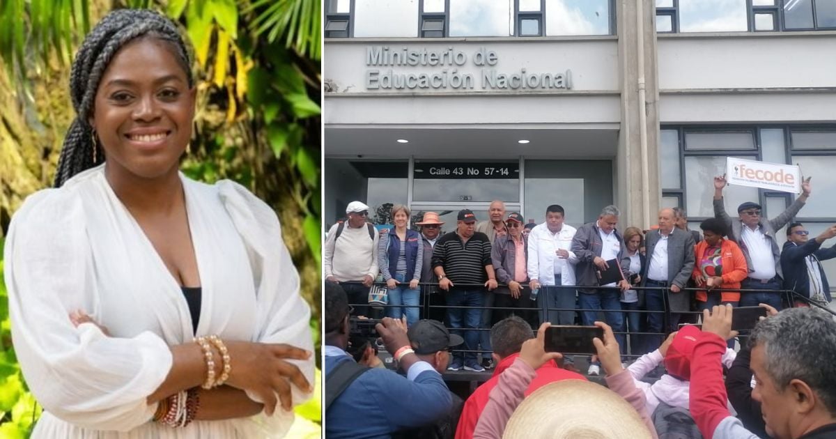 La nueva ministra Aurora Vergara se ganó la rifa: la marcha de Fecode contra Gaviria le tocó a ella