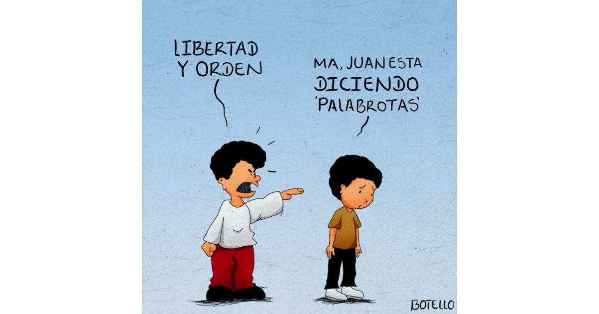 Caricatura: Huele mal