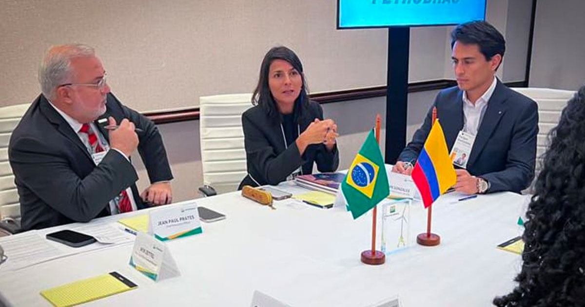 Con piel de oveja Irene Vélez asistió a la cumbre mundial de energía en Houston