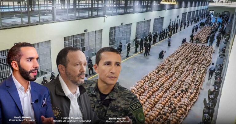 ministros de Bukele - Quiénes ejecutan las órdenes de Bukele que ha mandado a la cárcel al 1% de los salvadoreños