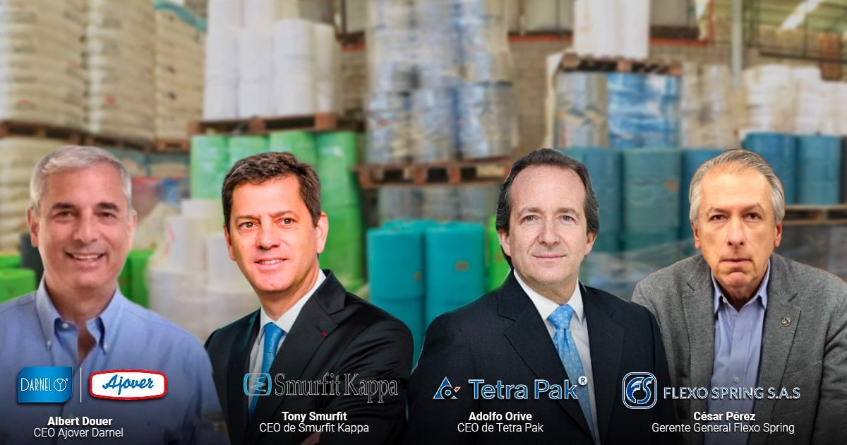 ¿Quiénes producen las 800 mil toneladas de empaques anuales en Colombia?