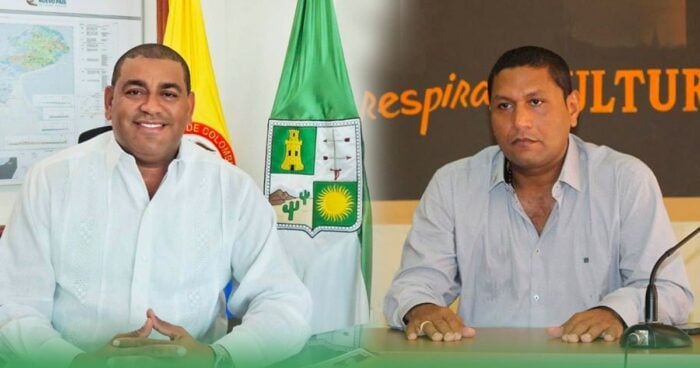 Wilson Rafael Rojas Vanegas y Wilbert José Hernández, exgobernadores de La Guajira