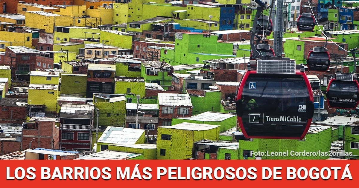 ¡Tenga cuidado, estos son los barrios más peligrosos de Bogotá!