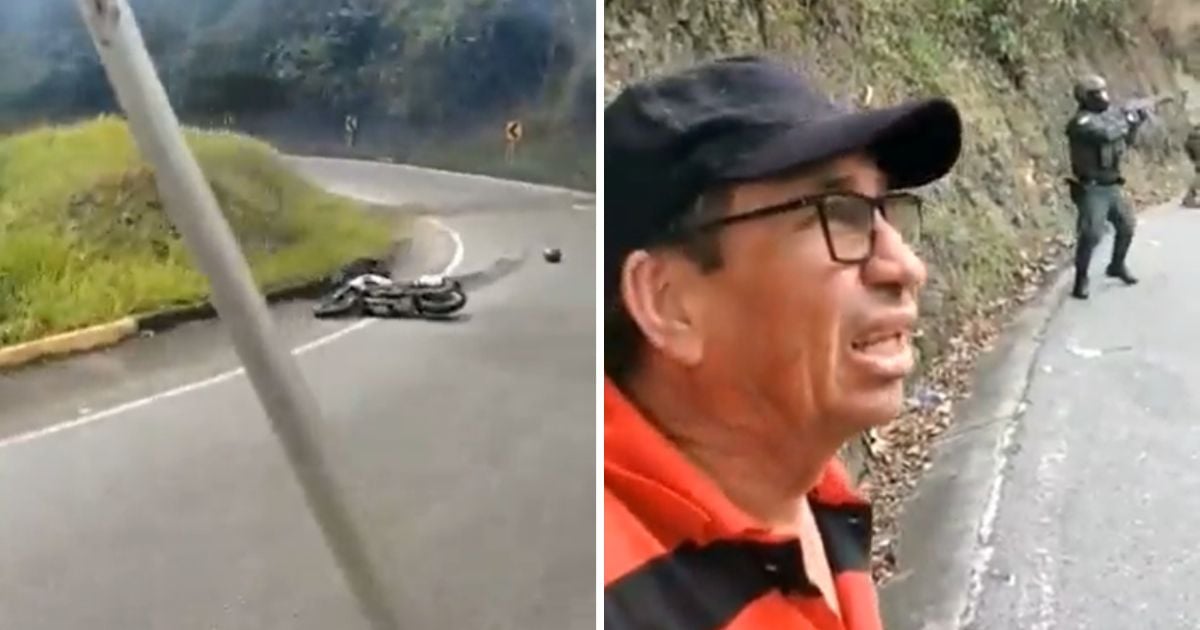 Él sí no le tiene miedo a la muerte: El camionero que grabó una balacera en medio de una carretera