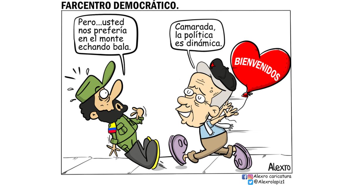 Caricatura: Farcentro Democrático