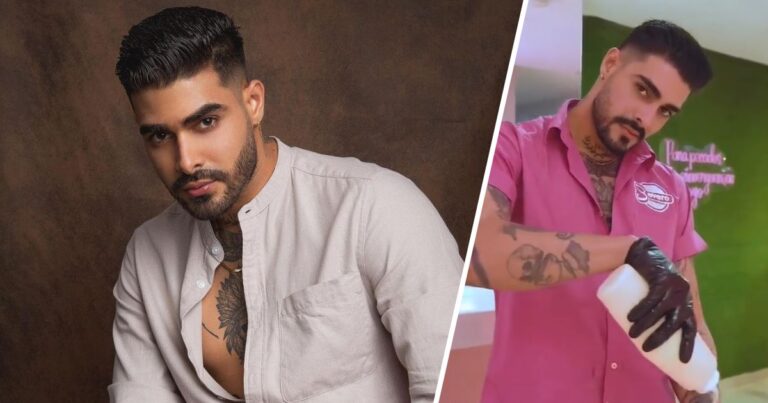 Trabajador waffleria severo sinvergüenza en Cali - Él es el venezolano que emociona a hombres y mujeres en la waffleria de Cali