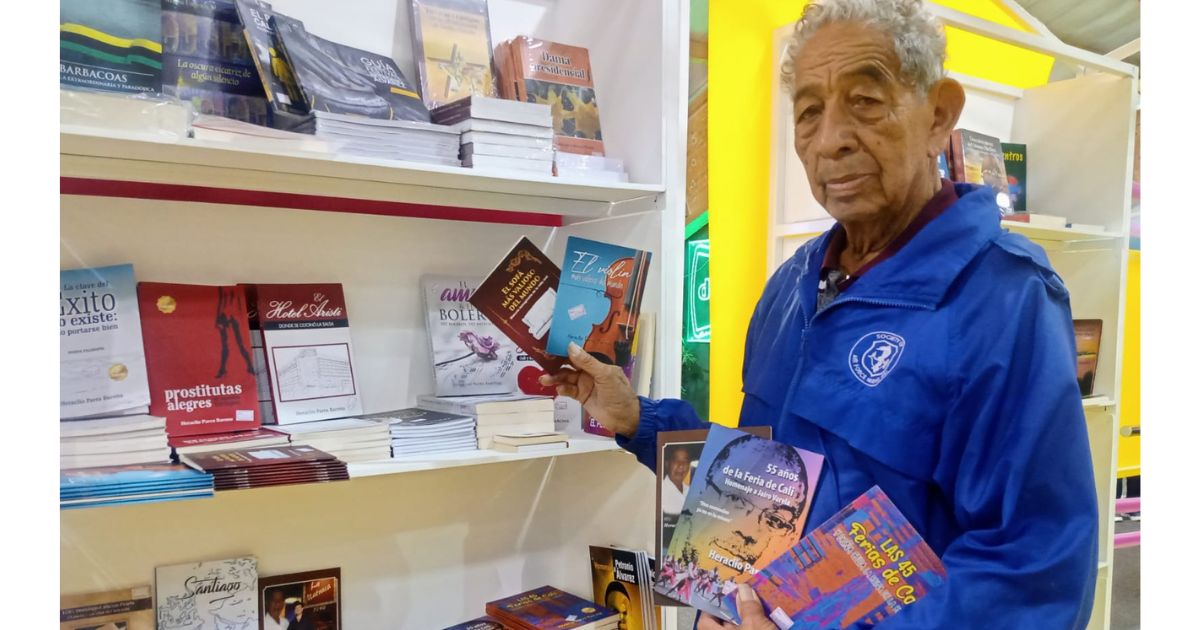 El viejo albañil caleño que con 4° de primaria ha escrito 30 libros de salsa y música afroantillana