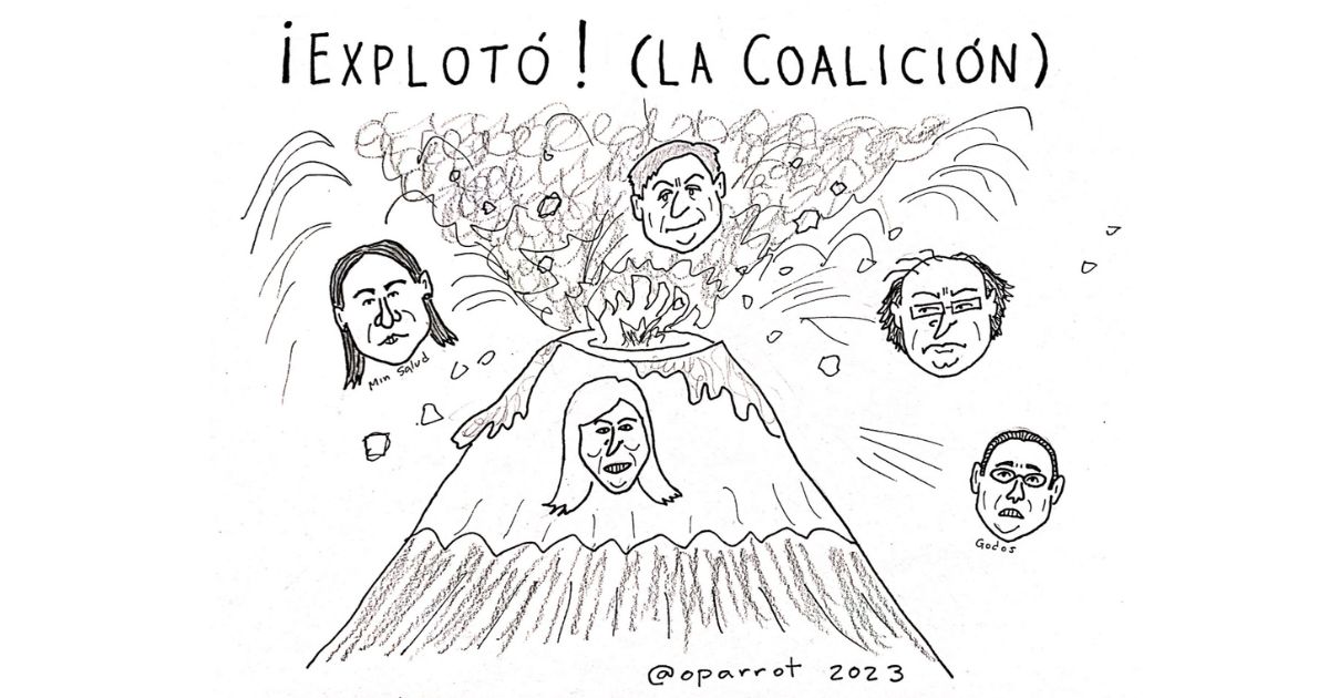 Caricatura: ¡Explotó! (la coalición)