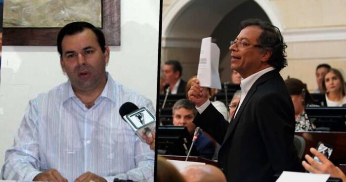 Gustavo Petro y Claudio Sánchez