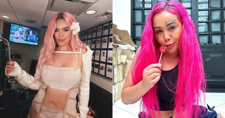 Karol G - ¿Quién le mintió de esa forma? Yina Calderon asegura que Karol G se copio de su color de cabello