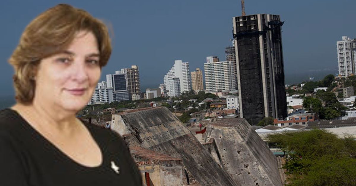La exmincultura Mariana Garcés fue quien logró la demolición de la Torre Aquarela en Cartagena