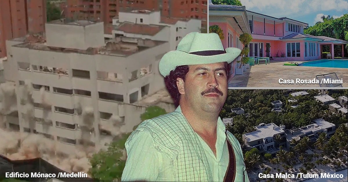 Las mansiones de Pablo Escobar vueltas sitios de romería